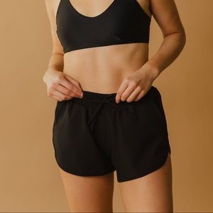Black Sprinter Shorts